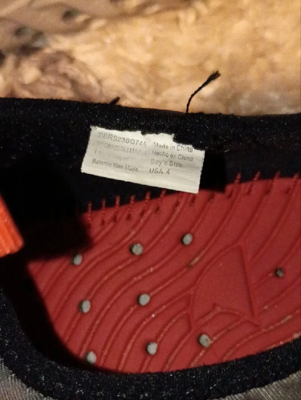 Kids Black and Red Rugged Shark Swim Shoes